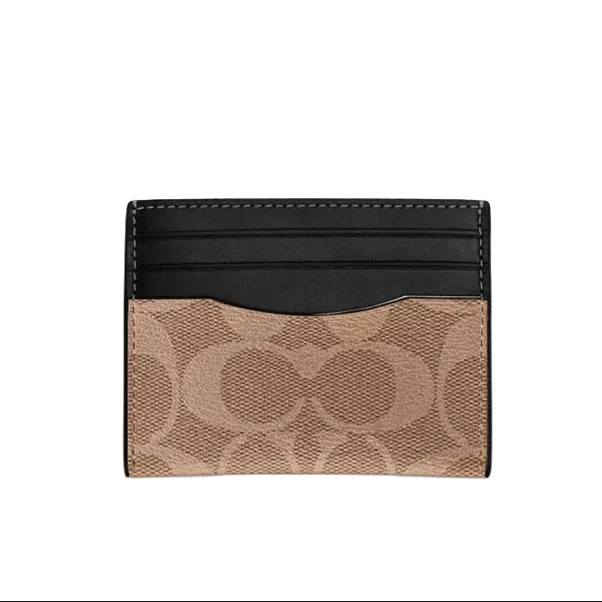 BILLETERA COACH TAN BLACK CW366