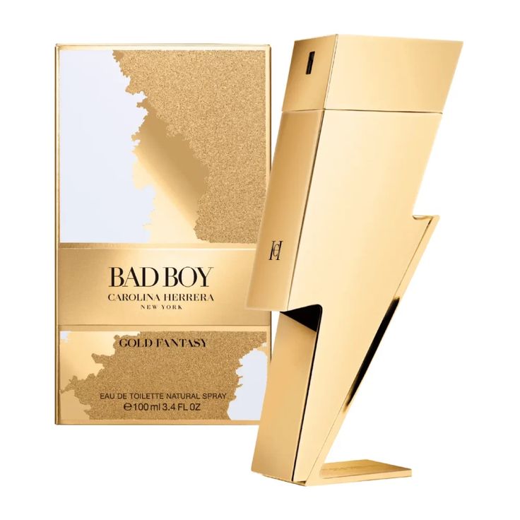 CAROLINA HERRERA BAD BOY GOLD FANTASY 3.4 EDT M