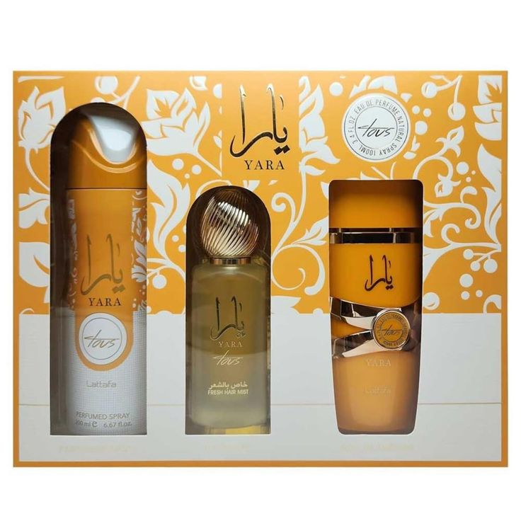 YARA TOUS LATAFFA 3.4 EDP W 3 PIEZAS
